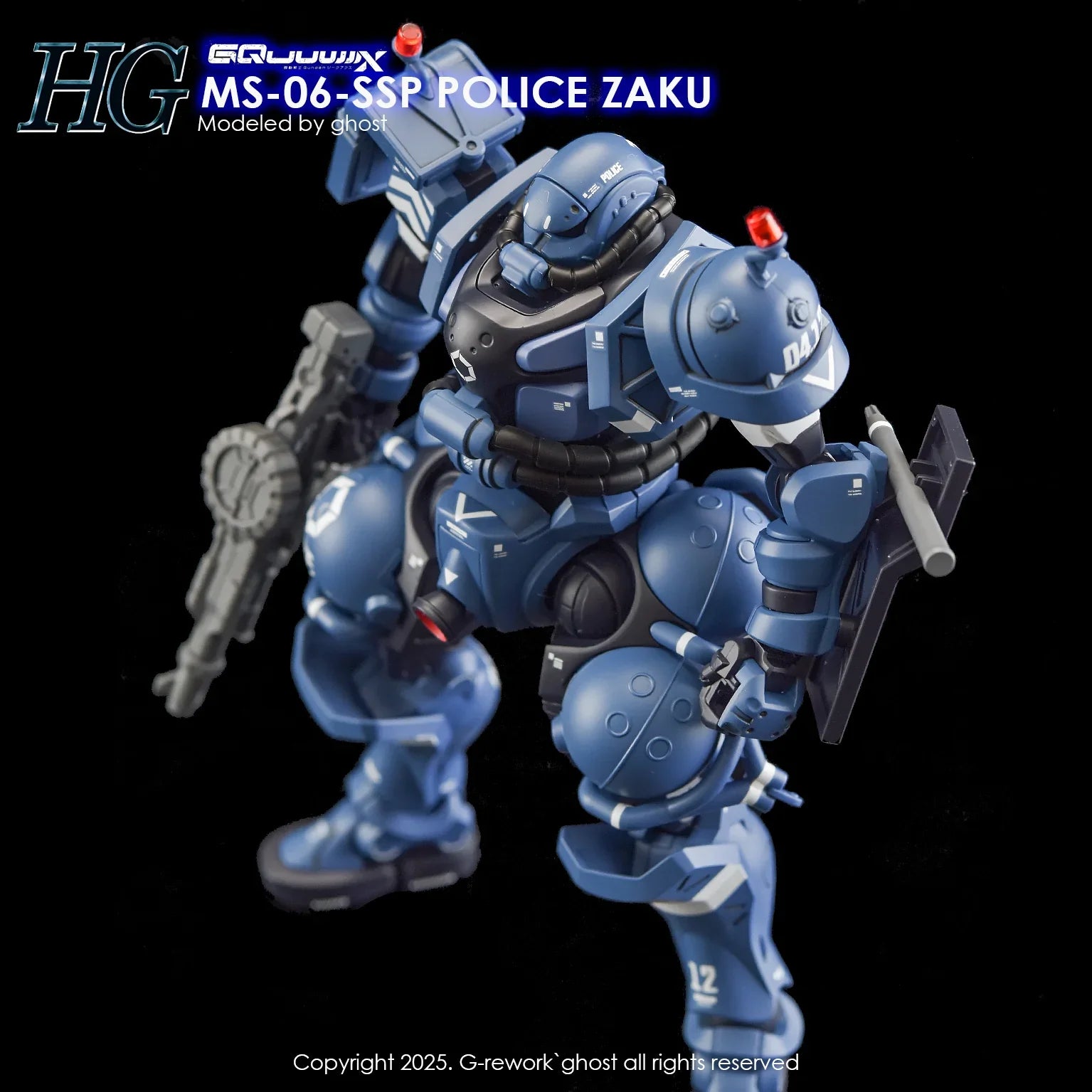 G-Rework Water Decal For HG Police Zaku - A-Z Toy Hobby