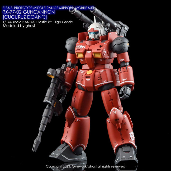 G-Rework Water Decal For HG Guncannon (Cucuruz Doan's) - A-Z Toy Hobby