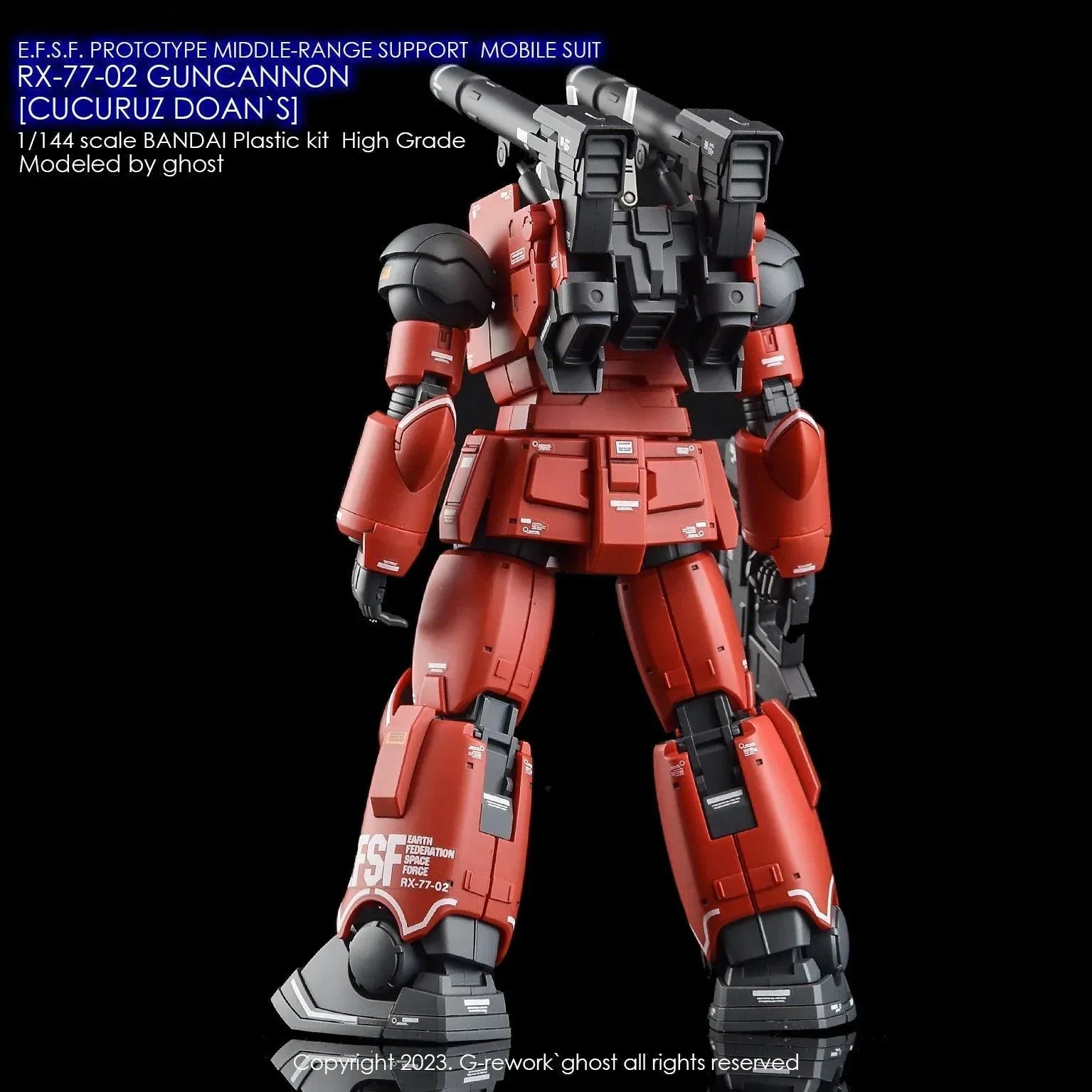 G-Rework Water Decal For HG Guncannon (Cucuruz Doan's) – A-Z Toy Hobby