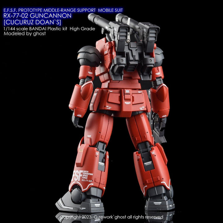 G-Rework Water Decal For HG Guncannon (Cucuruz Doan's) - A-Z Toy Hobby