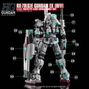 G-Rework Water Decal For HG Gundam EX - A-Z Toy Hobby