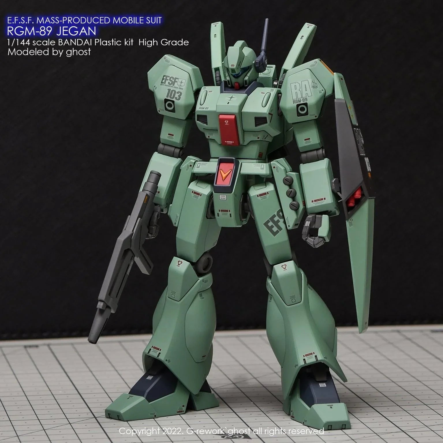 G-Rework Water Decal For HG Jegan - A-Z Toy Hobby