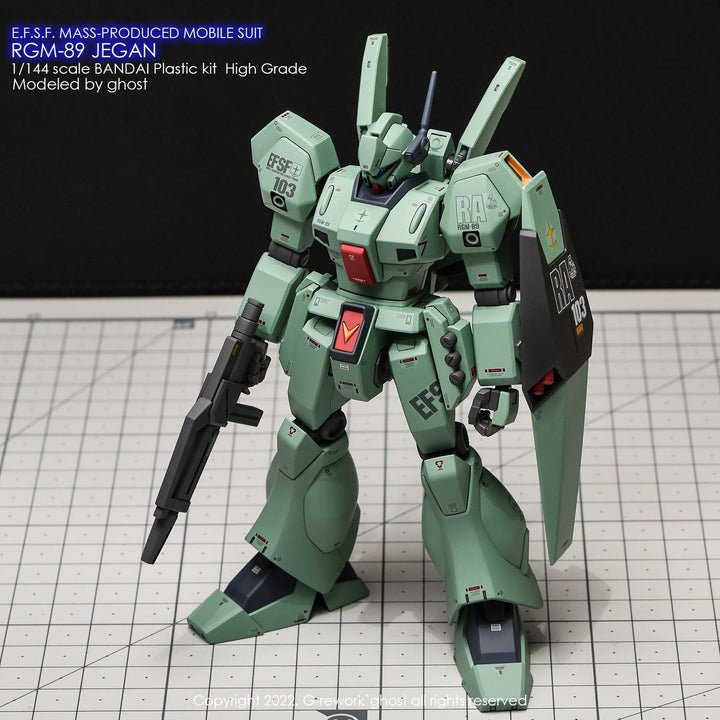 G-Rework Water Decal For HG Jegan - A-Z Toy Hobby