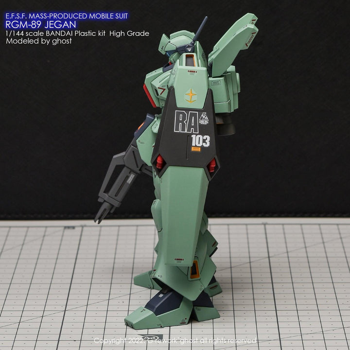 G-Rework Water Decal For HG Jegan - A-Z Toy Hobby