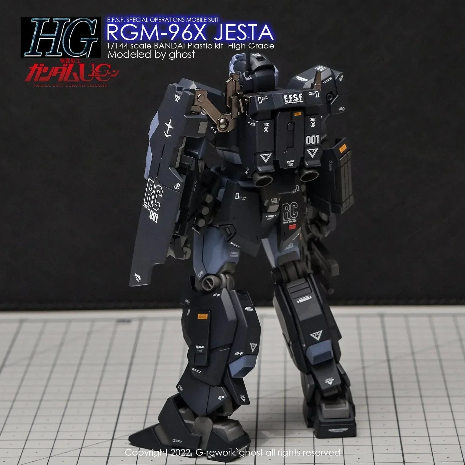 G-Rework Water Decal For HG Jesta - A-Z Toy Hobby
