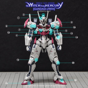 G-Rework Water Decal For HG Lfrith - A-Z Toy Hobby