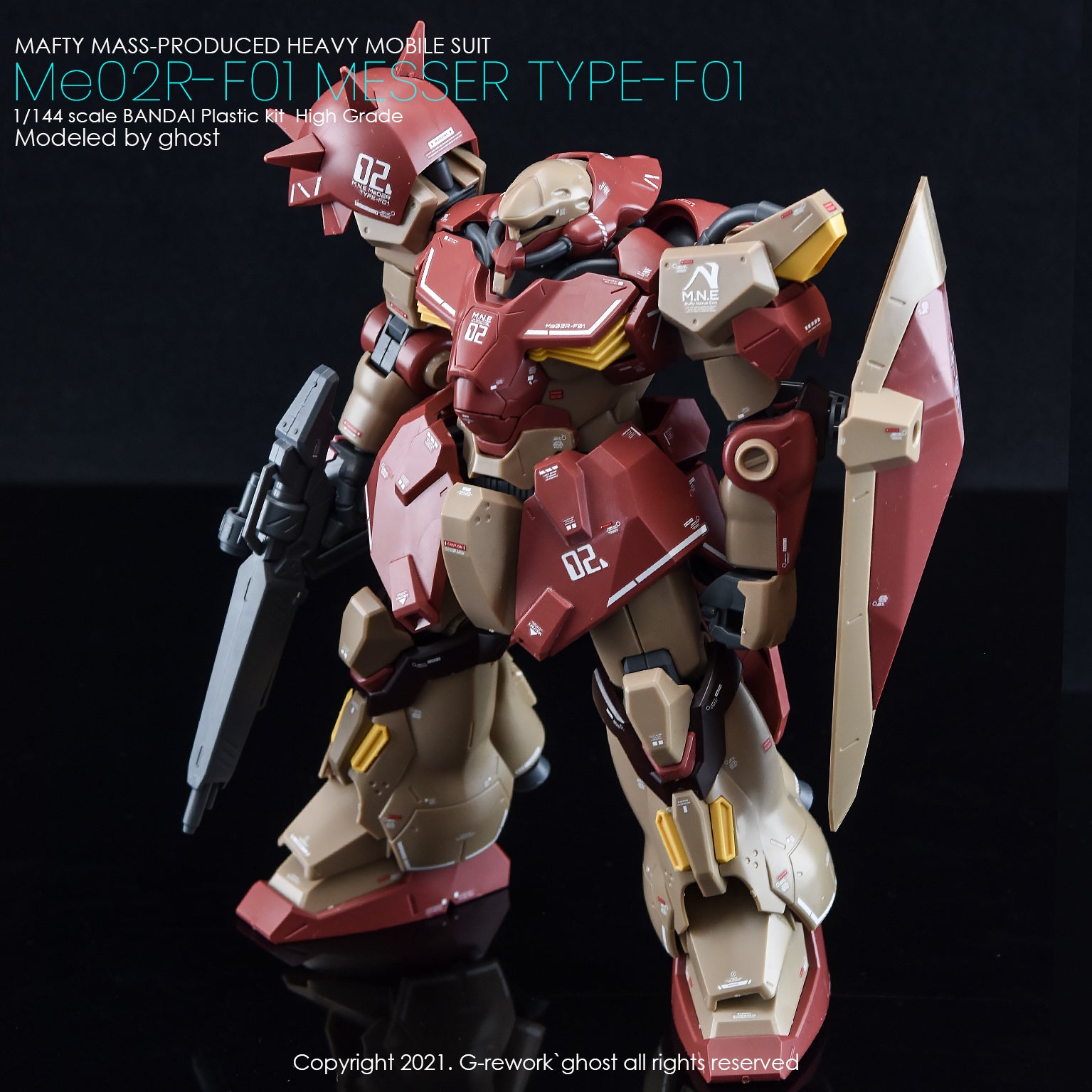 G-Rework Water Decal For HG Messer Type F-01