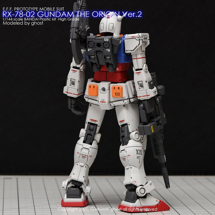 G-Rework Water Decal For HG RX-78-2 The Origin - A-Z Toy Hobby
