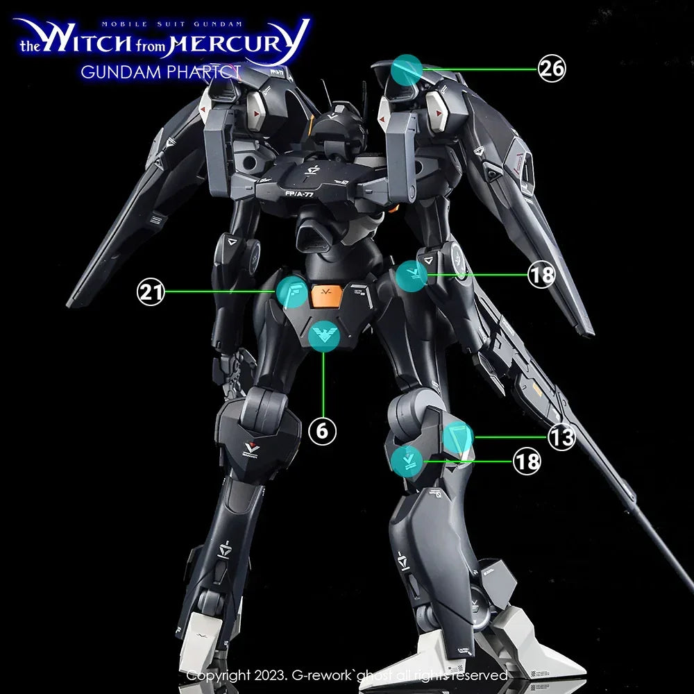 G-Rework Water Decal For HG Pharact - A-Z Toy Hobby