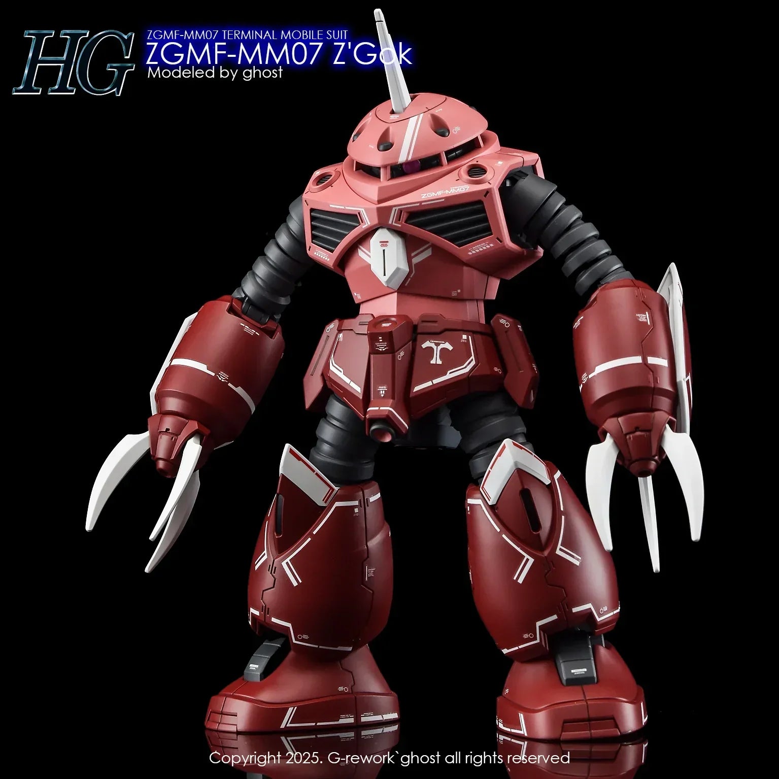 G-Rework Water Decal For HG Z'Gok Seed - A-Z Toy Hobby