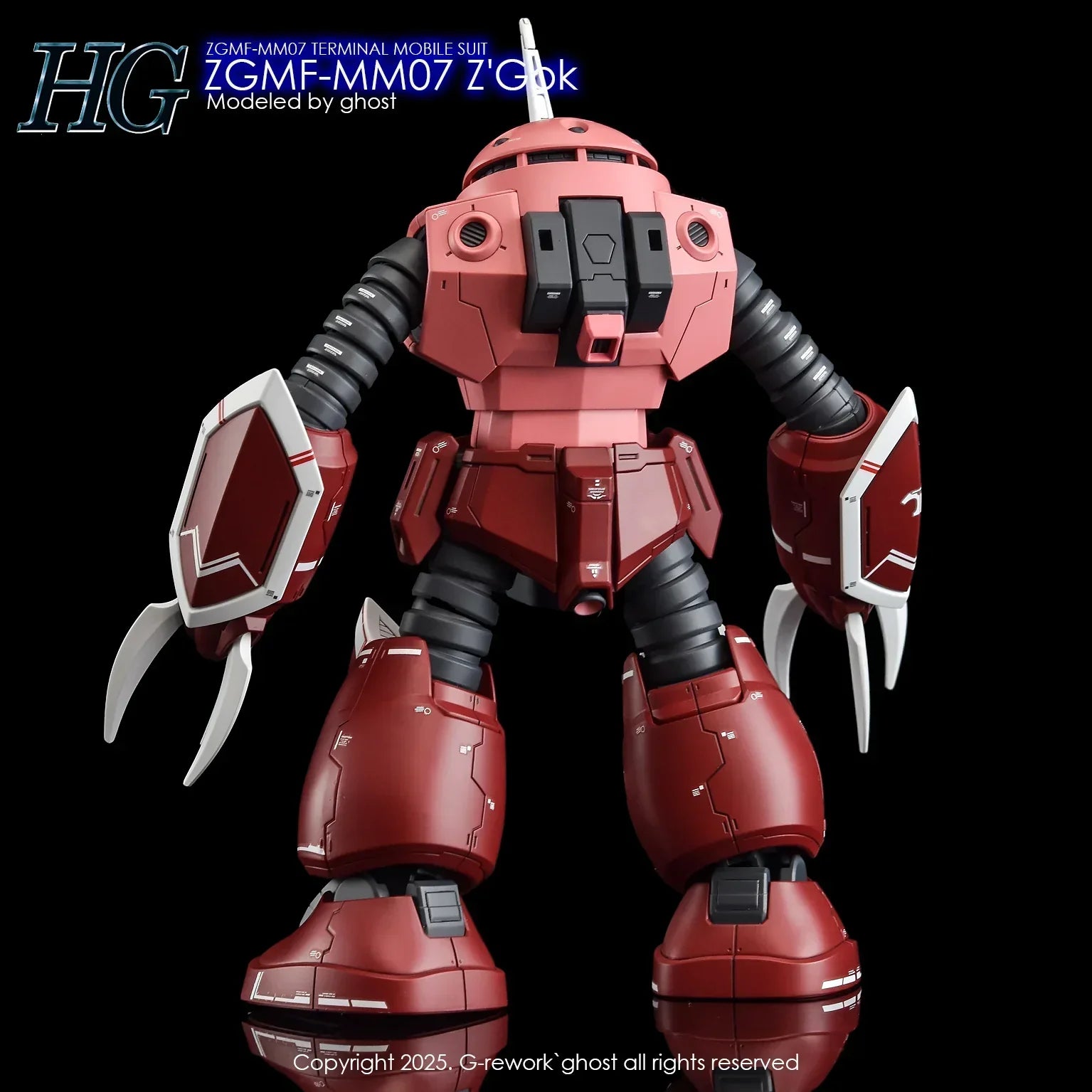 G-Rework Water Decal For HG Z'Gok Seed - A-Z Toy Hobby