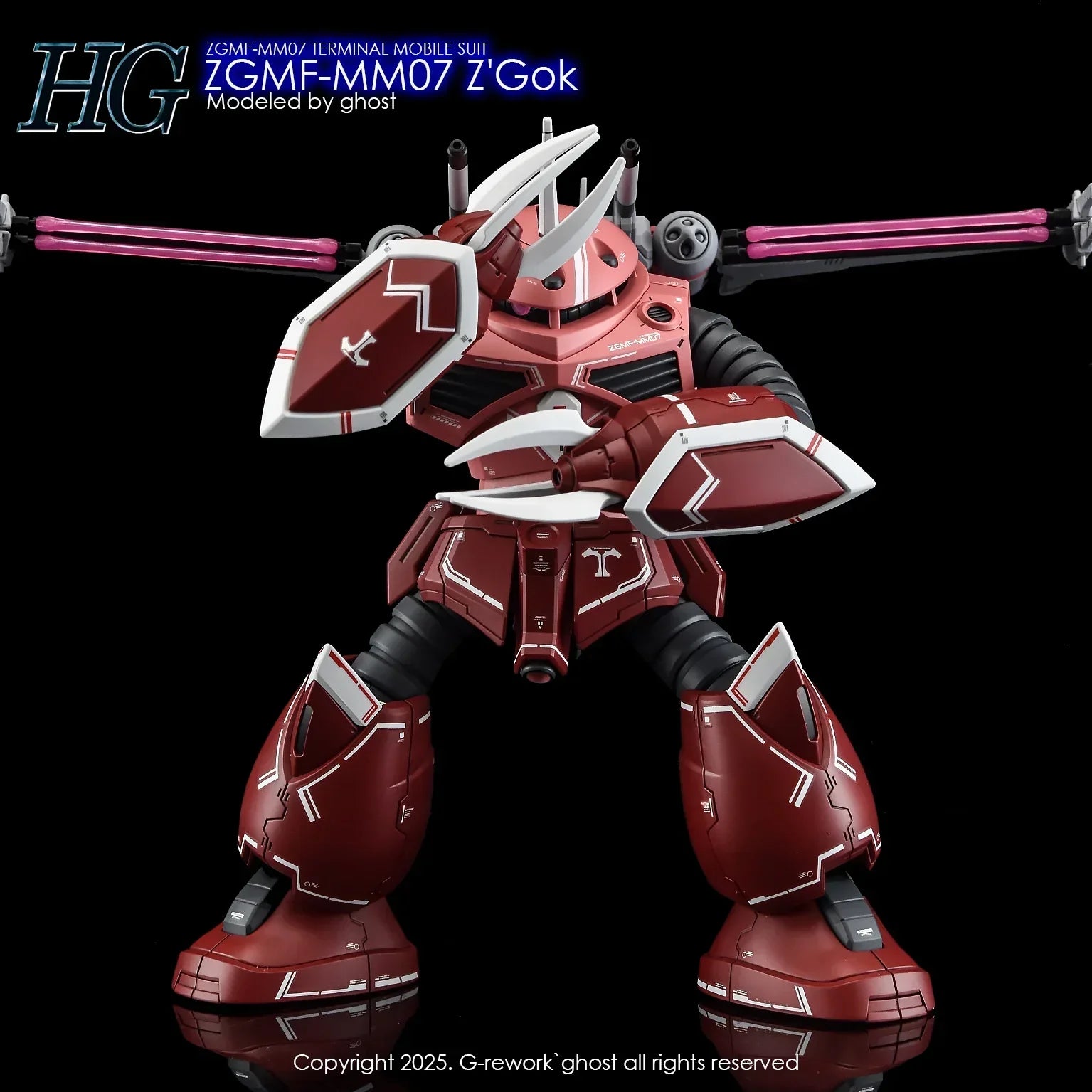 G-Rework Water Decal For HG Z'Gok Seed - A-Z Toy Hobby