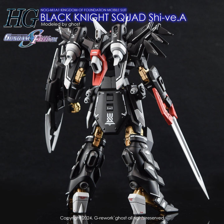 G-Rework Water Decal For HG Black Knight Squad Shi-ve.A - A-Z Toy Hobby