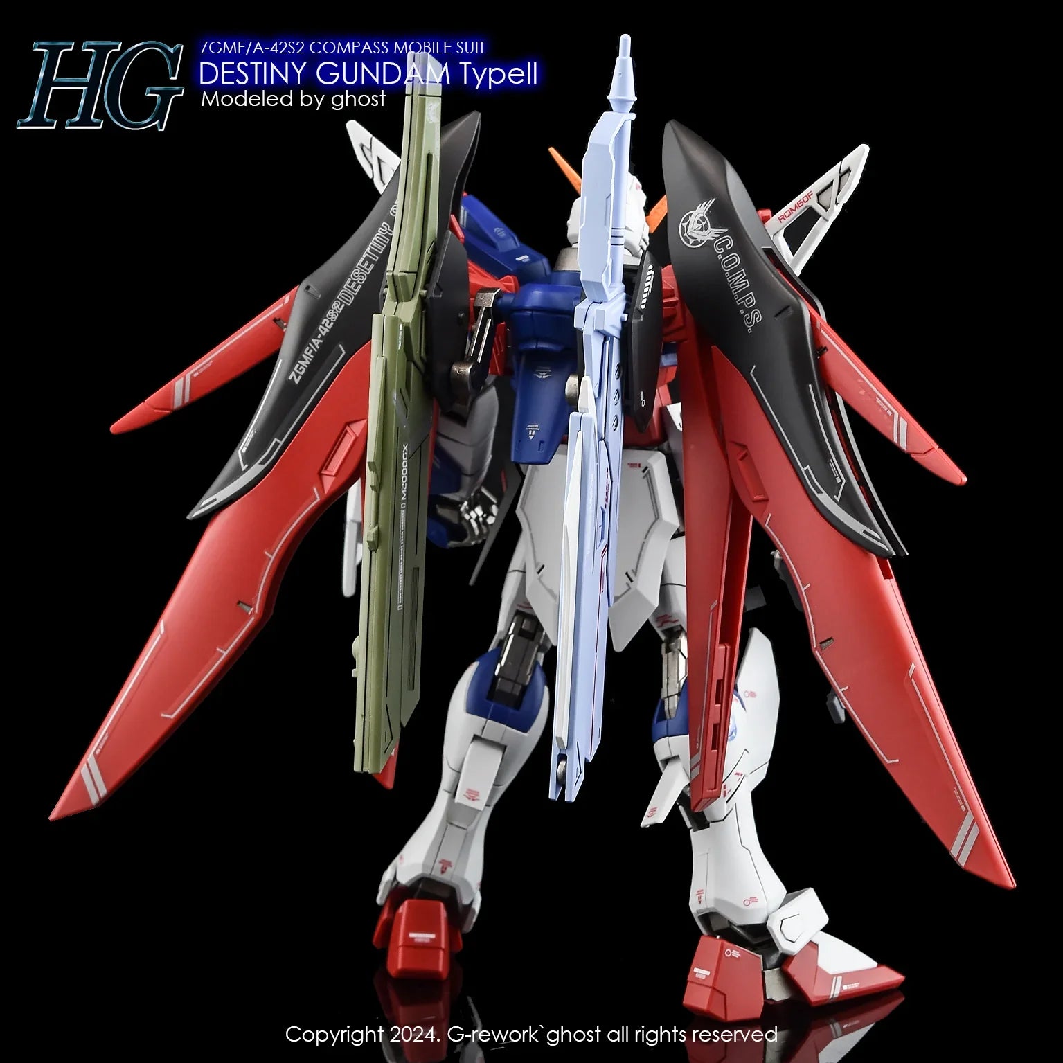G-Rework Water Decal For HG Destiny Type II - A-Z Toy Hobby