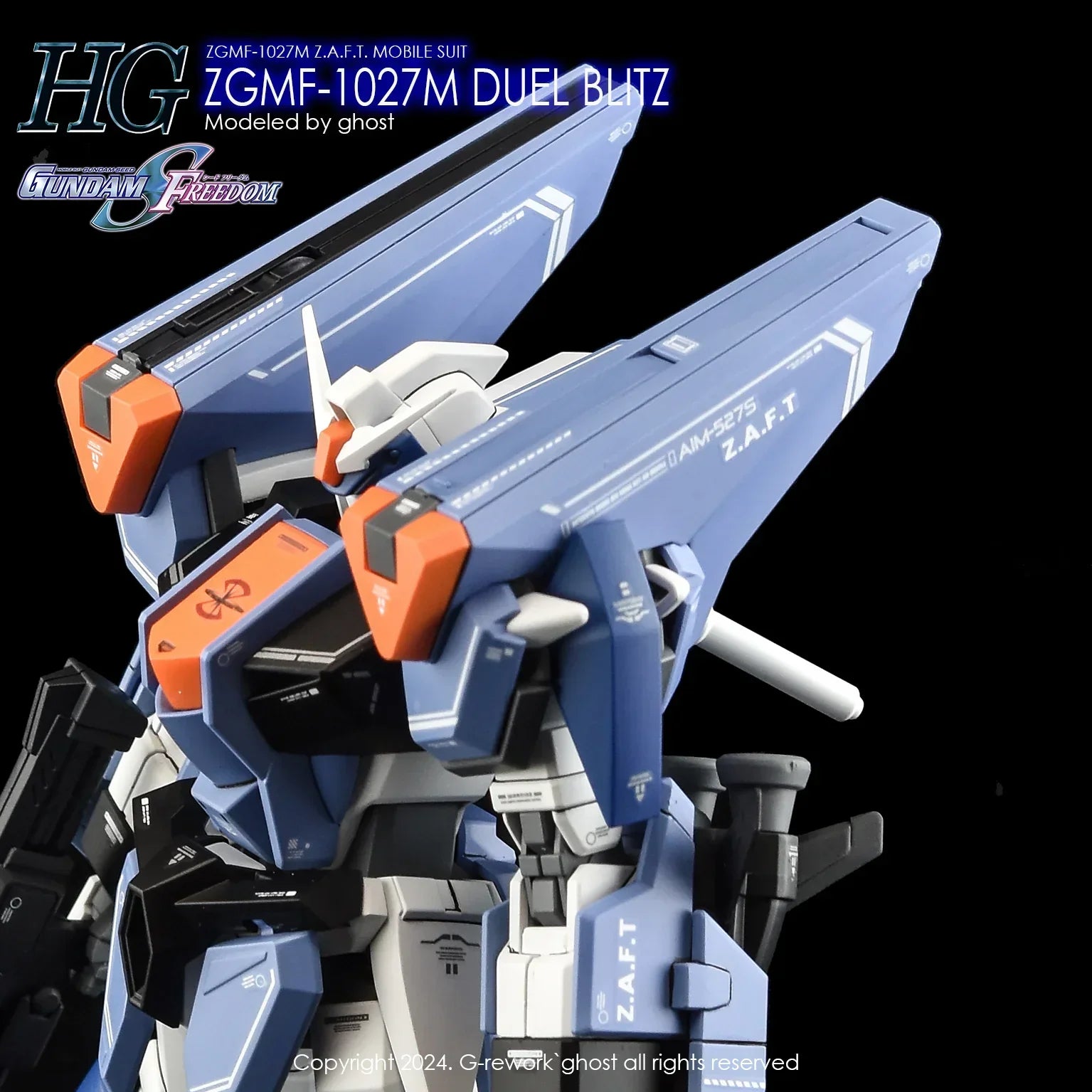G-Rework Water Decal For HG Duel Blitz - A-Z Toy Hobby