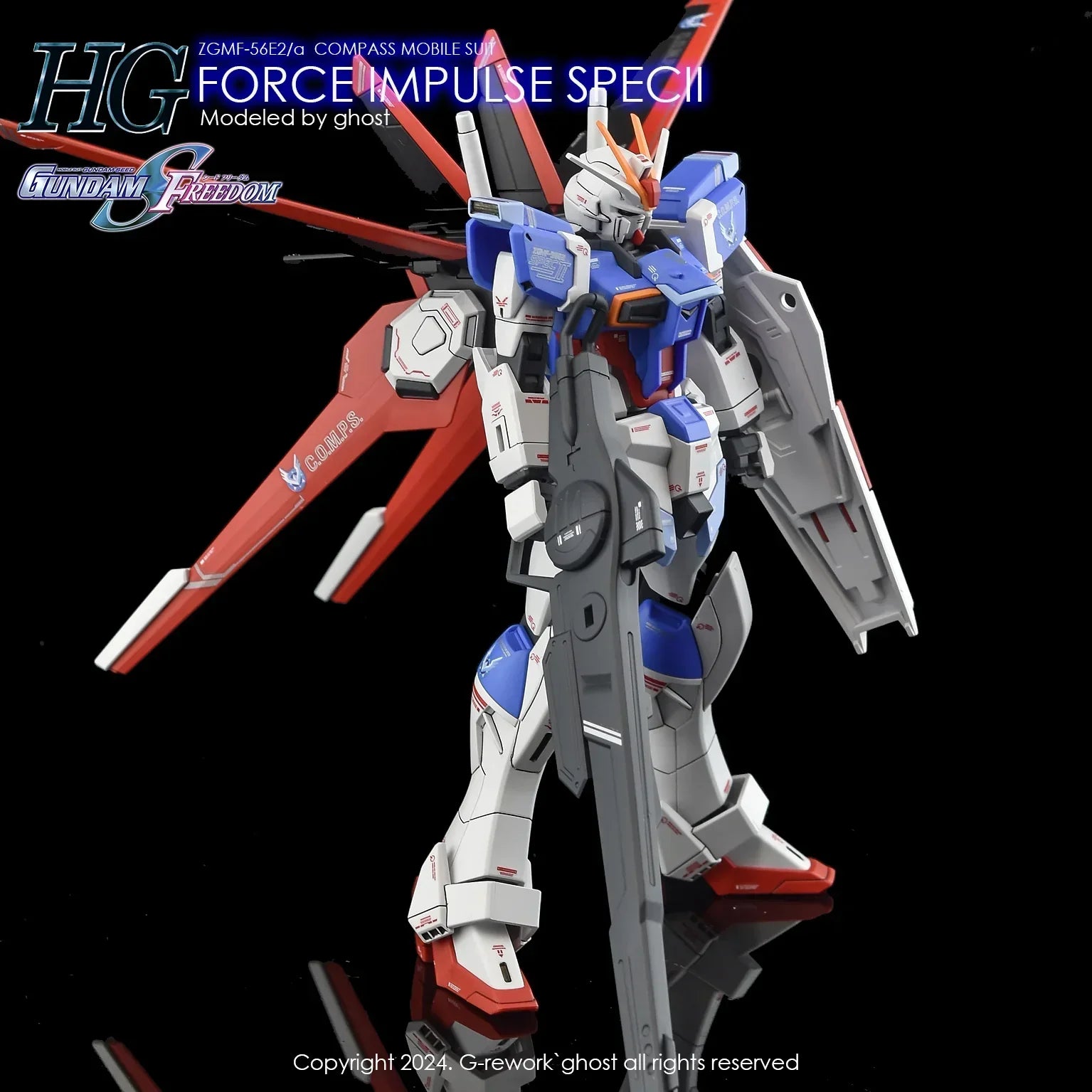 G-Rework Water Decal For HG Force Impulse Spec 2 Ver. - A-Z Toy Hobby