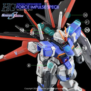 G-Rework Water Decal For HG Force Impulse Spec 2 Ver. - A-Z Toy Hobby