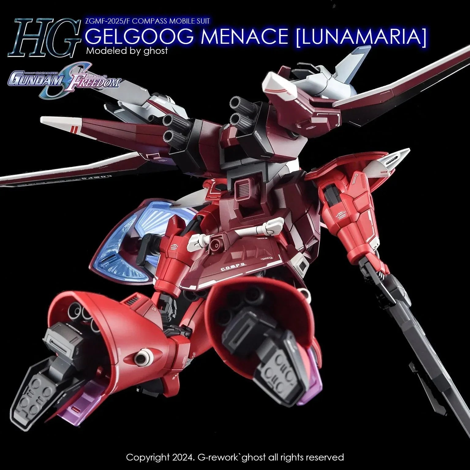 G-Rework Water Decal For HG Gelgoog Menace - A-Z Toy Hobby