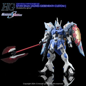 G-Rework Water Decal For HG Gyan Strom - A-Z Toy Hobby
