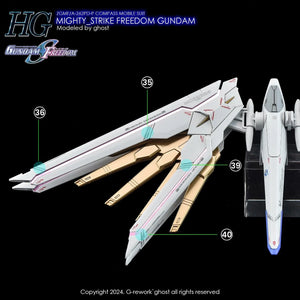 G-Rework Water Decal For HG Mighty Strike Freedom - A-Z Toy Hobby