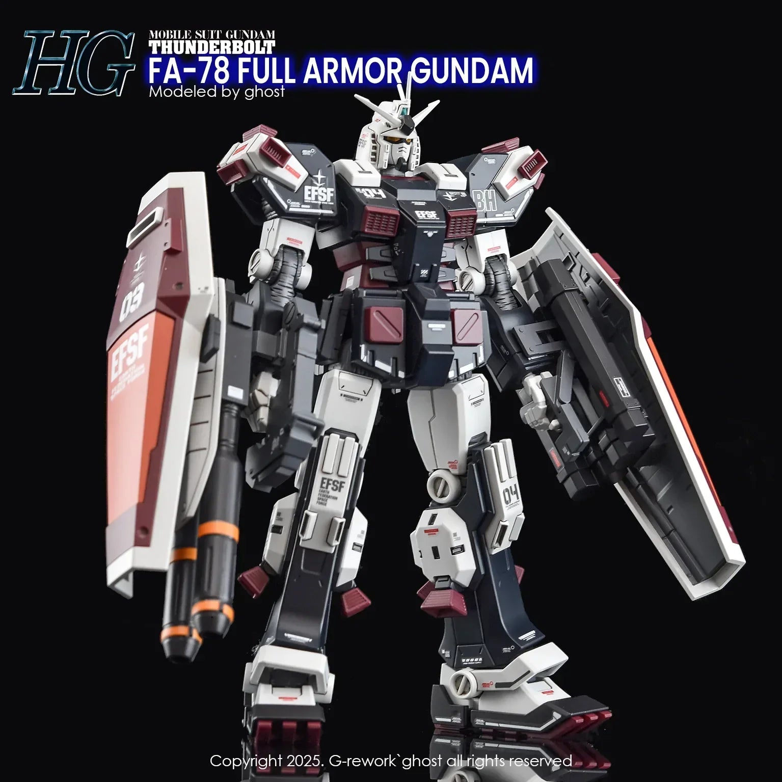 G-Rework Water Decal For HG Full Armor Thunderbolt - A-Z Toy Hobby