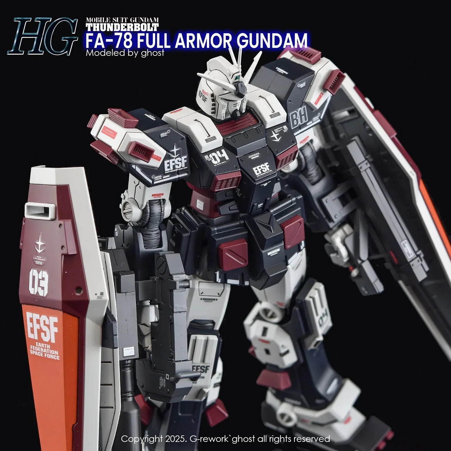 G-Rework Water Decal For HG Full Armor Thunderbolt - A-Z Toy Hobby