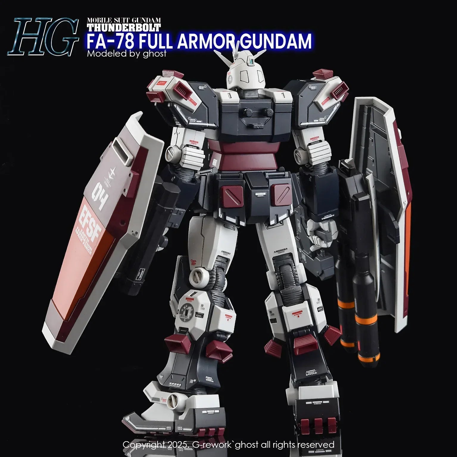 G-Rework Water Decal For HG Full Armor Thunderbolt - A-Z Toy Hobby