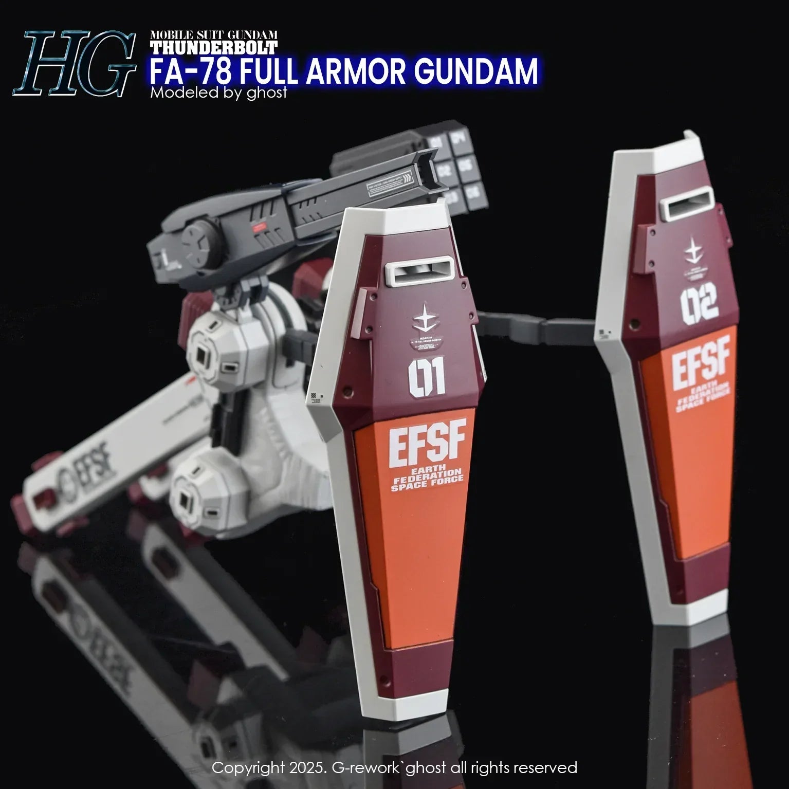 G-Rework Water Decal For HG Full Armor Thunderbolt - A-Z Toy Hobby