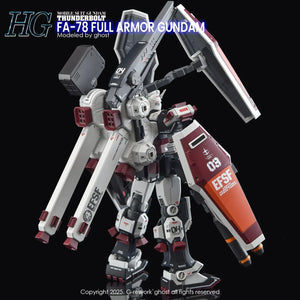 G-Rework Water Decal For HG Full Armor Thunderbolt - A-Z Toy Hobby