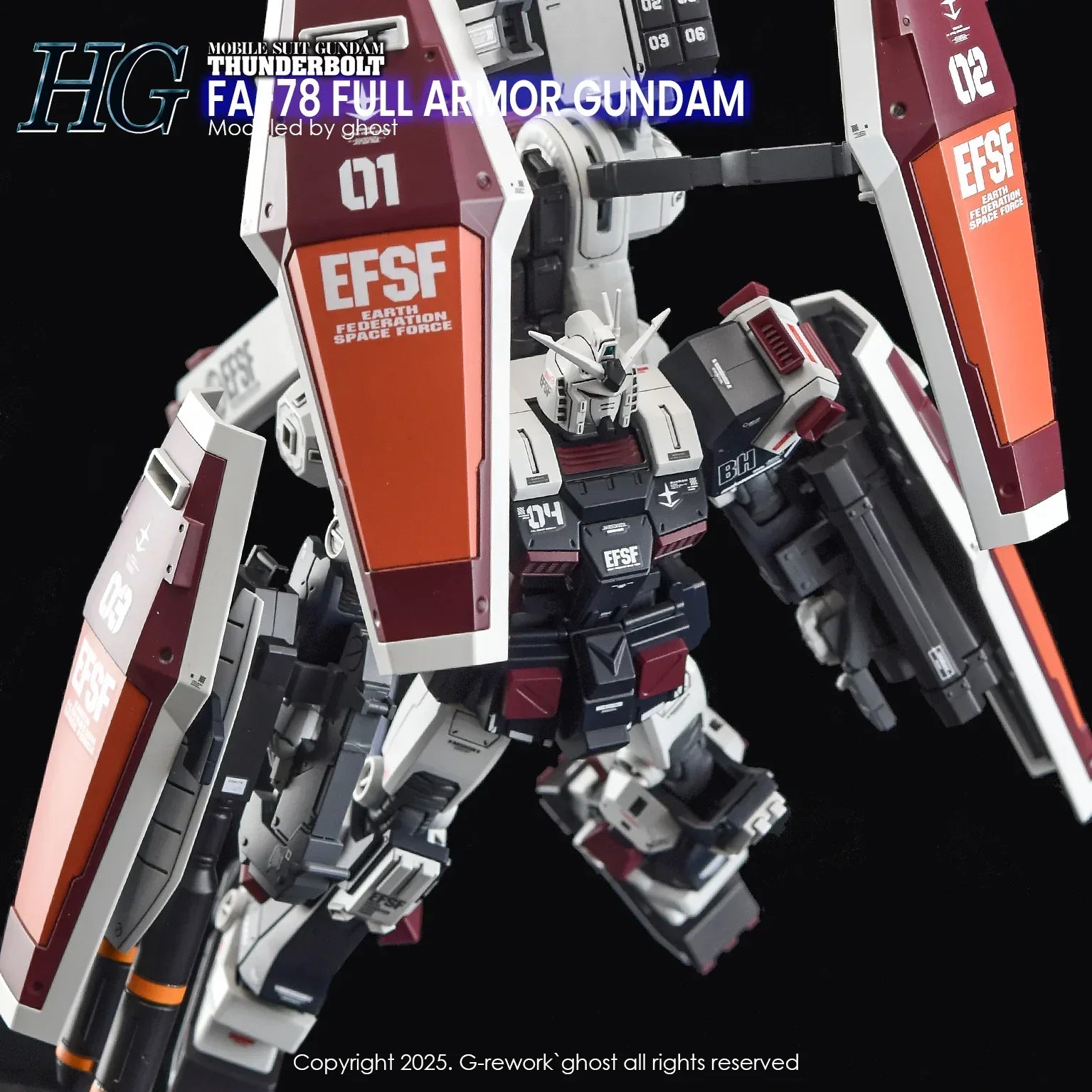 G-Rework Water Decal For HG Full Armor Thunderbolt - A-Z Toy Hobby