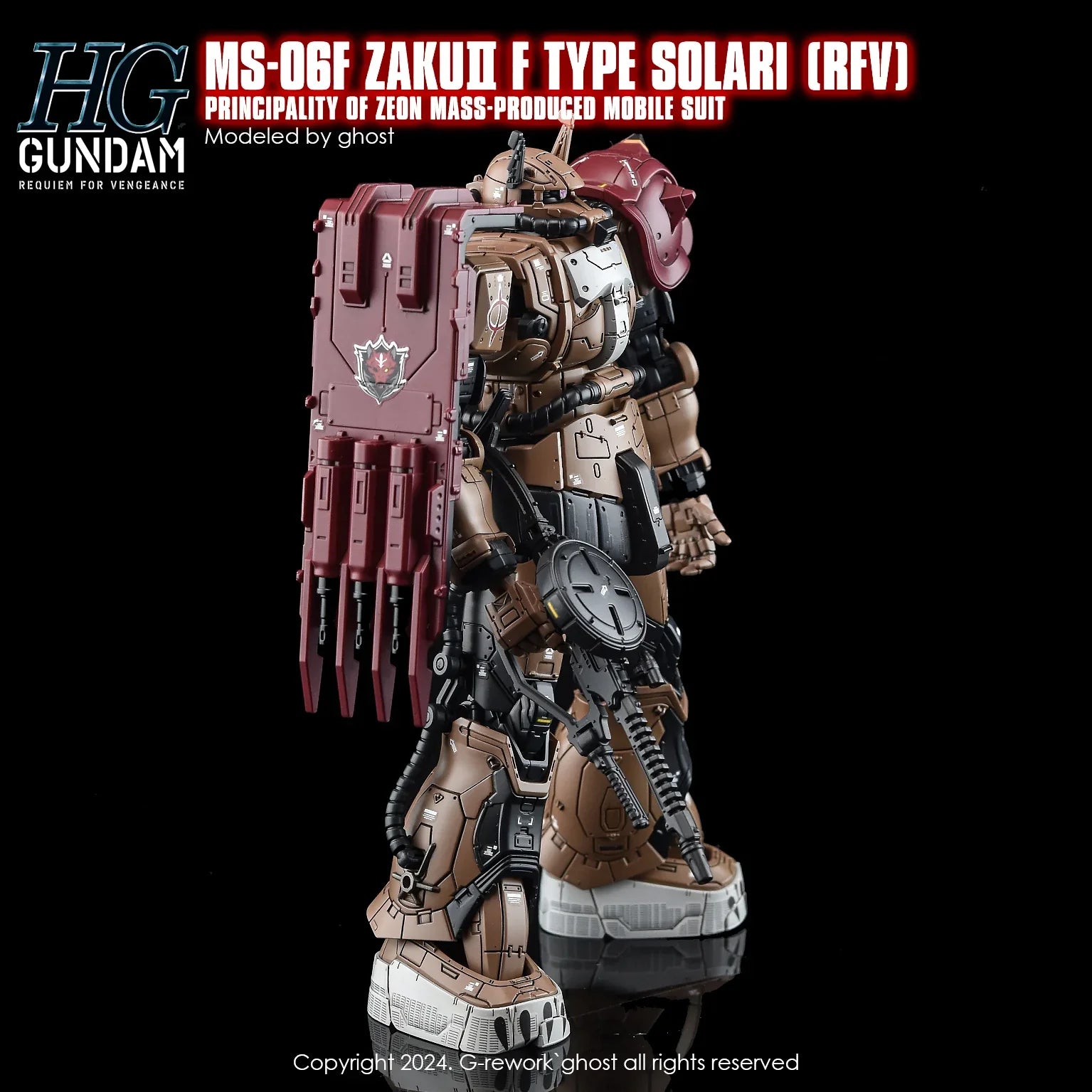 G-Rework Water Decal For HG Zaku II Solari - A-Z Toy Hobby