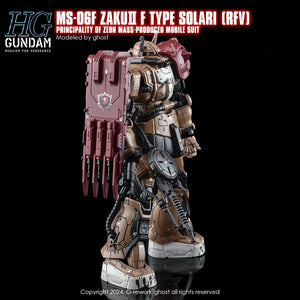 G-Rework Water Decal For HG Zaku II Solari - A-Z Toy Hobby