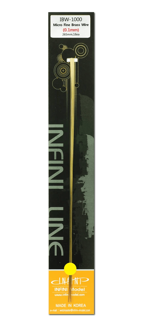 Infini Model Micro Fine Brass Wire 0.1mm IBW-1000 - A-Z Toy Hobby