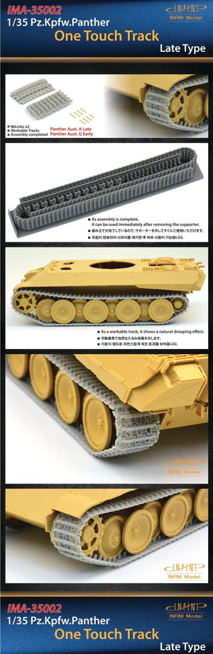 Infini Model Panther One Touch Tracks Late Type 1/35 IMA-35002 - A-Z Toy Hobby