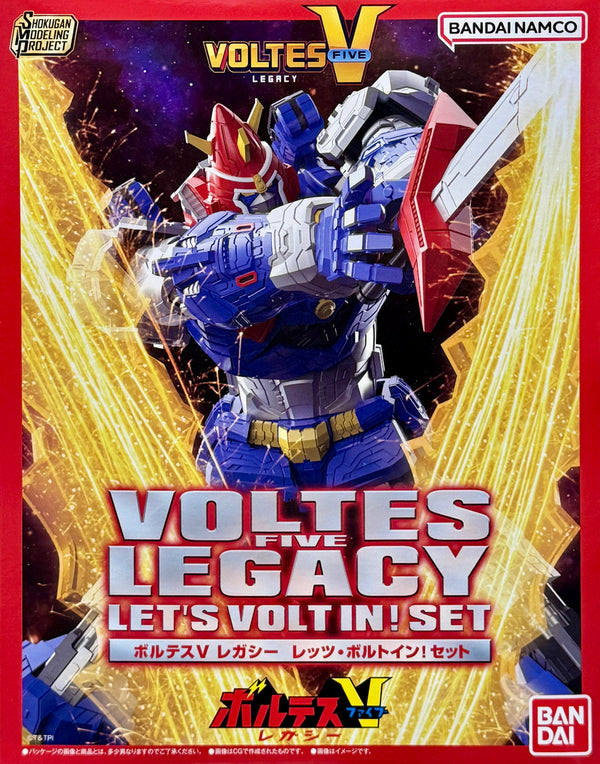 Bandai Voltes V Legacy Let's! Volt In Set SMP Model Kit