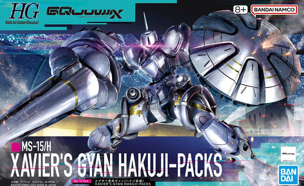 Bandai HGGQX 07 Xavier's Gyan Hakuji-Packs 1/144 Model Kit