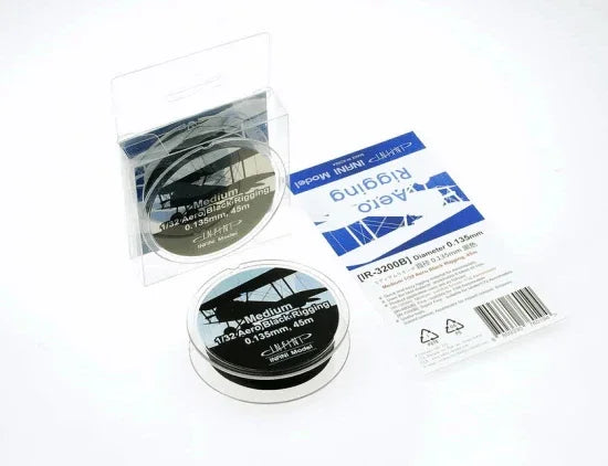 Infini Model Black Aero Rigging Medium 1/32 - 1/24 145Ft. IR-3200B - A-Z Toy Hobby