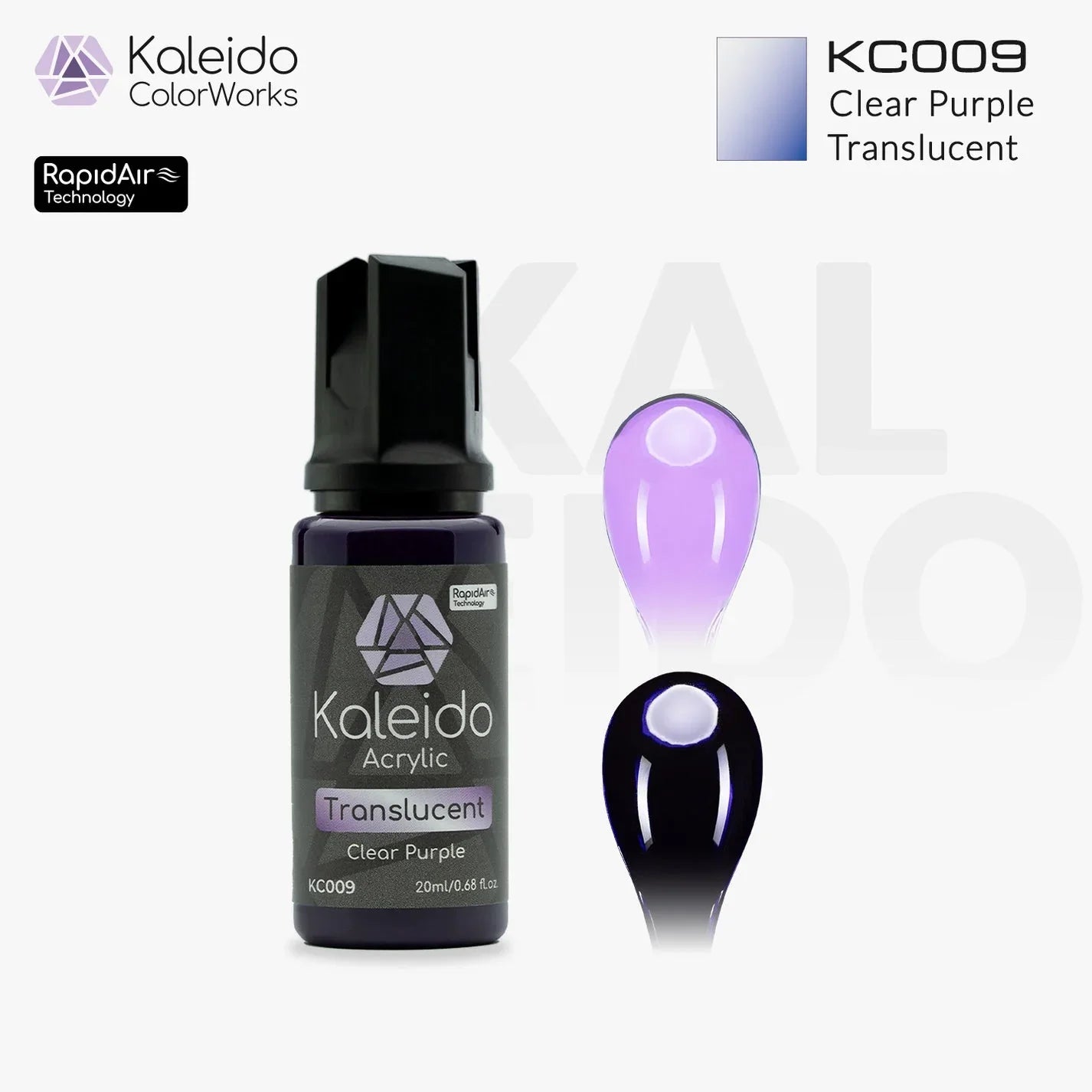 Kaleido KC009 Translucent Purple Acrylic Paint 20ml