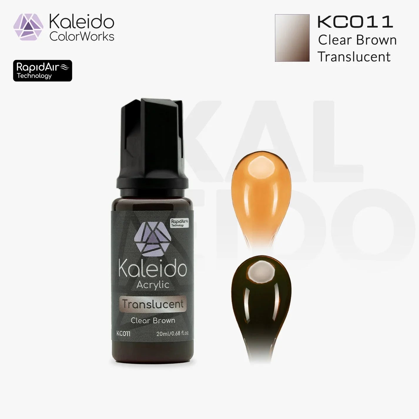 Kaleido KC011 Translucent Brown Acrylic Paint 20ml