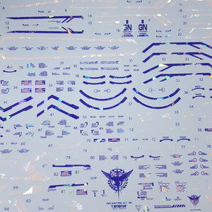 Delpi Holo Water Decal For PG Exia - A-Z Toy Hobby