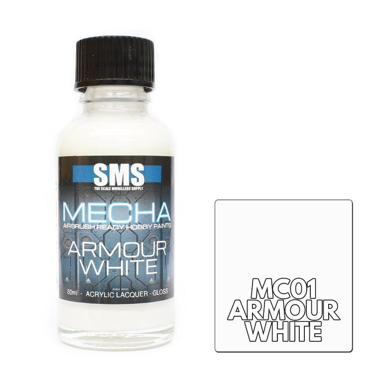 SMS MC01 Mecha Color Armour White Paint 30ml