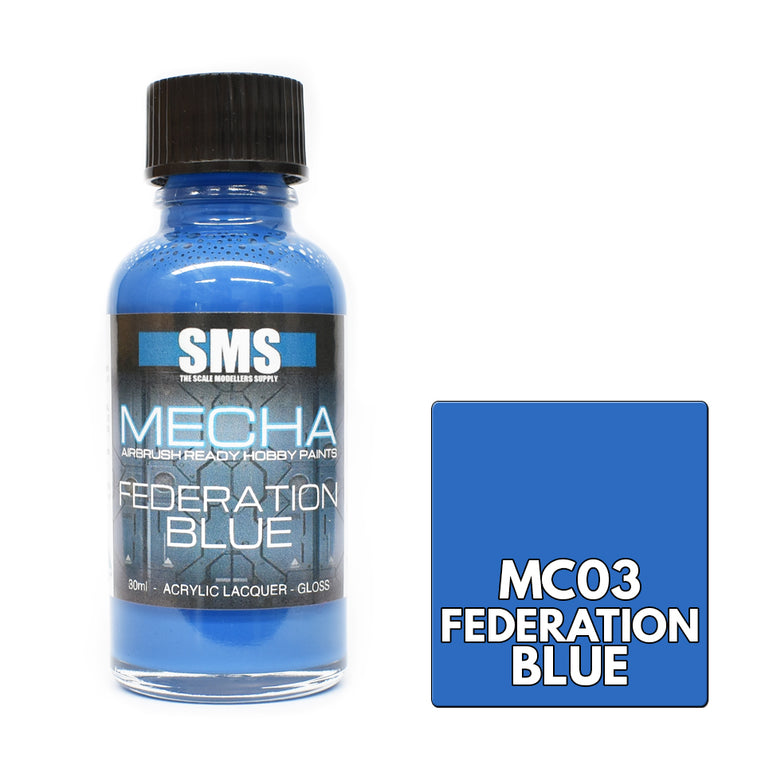 SMS MC03 Mecha Color Federation Blue Paint 30ml
