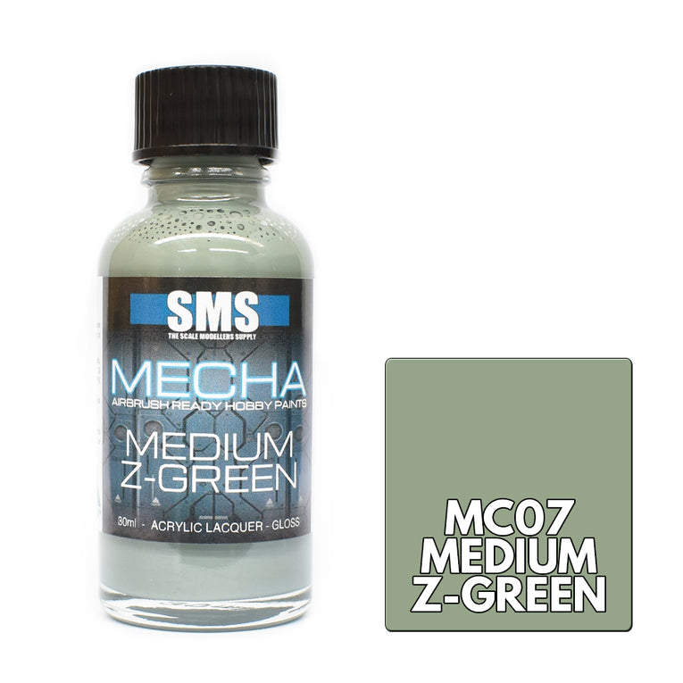 SMS MC07 Mecha Color Medium Z-Green Paint 30ml