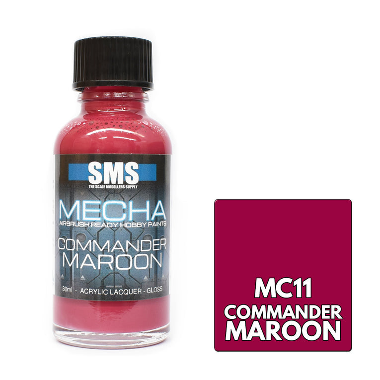 SMS MC11 Mecha Color Commander Maroon Paint 30ml