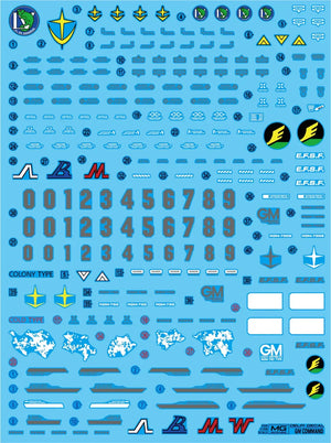 Delpi Water Decal For MG GM Command - A-Z Toy Hobby