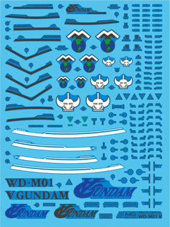 Delpi Water Decal For MG Turn A - A-Z Toy Hobby