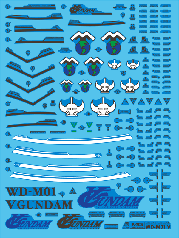 Delpi Water Decal For MG Turn A