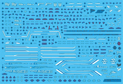 Delpi Water Decal For MG Force Impulse - A-Z Toy Hobby