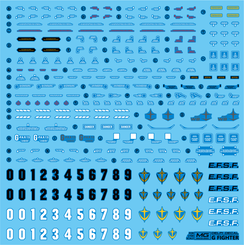 Delpi Water Decal For MG G-Fighter