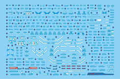 Delpi Water Decal For MG Sinanju Stein Narrative Ver. Ka - A-Z Toy Hobby